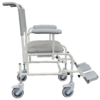 Freeway height adjustable shower chair side view
